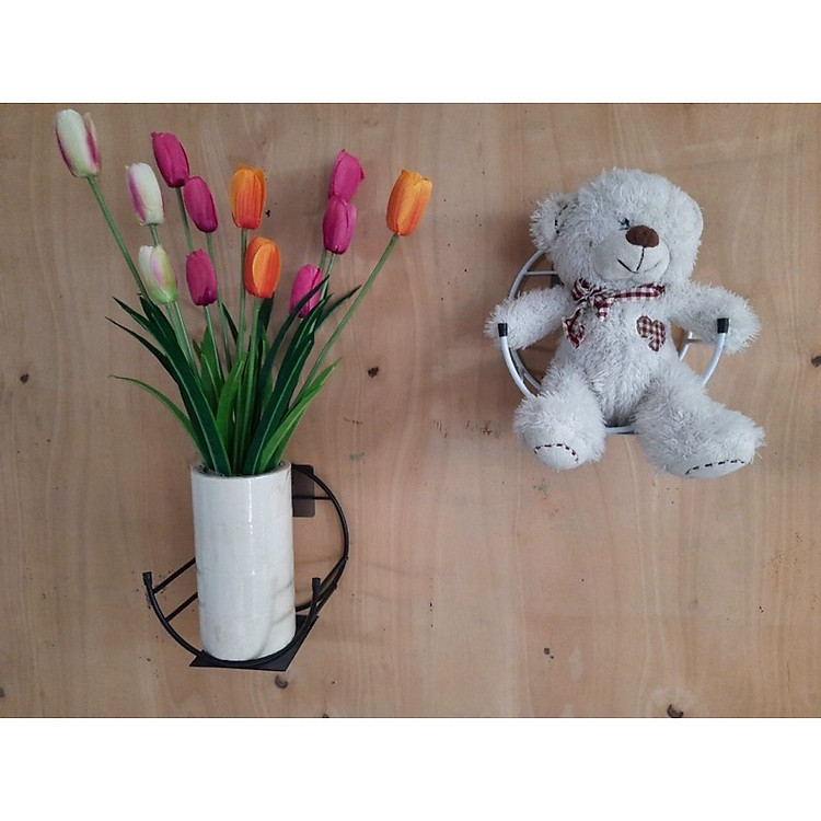 Kệ Treo Trang Trí Hình Bán Nguyệt Dán Tường (1 chiếc) - Ảnh 7