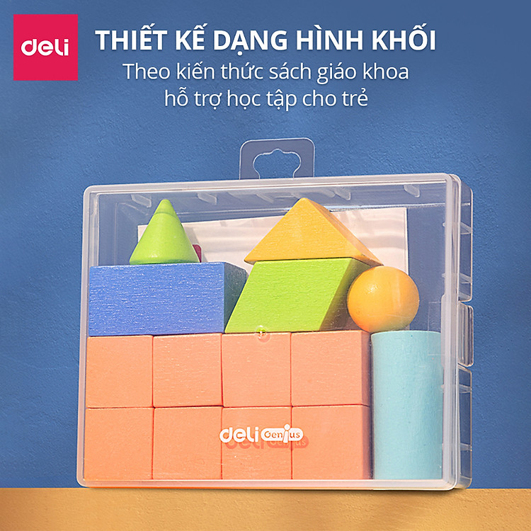 Bộ Đồ Chơi Lắp Ghép Hình Học Gỗ Chính hãng Tiết kiệm - Hình ảnh 5