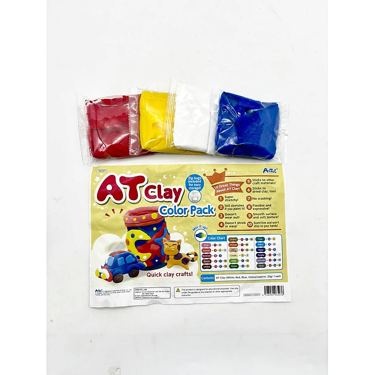 Đồ chơi đất nặn Artec (Bộ 4 màu) - Ảnh 3