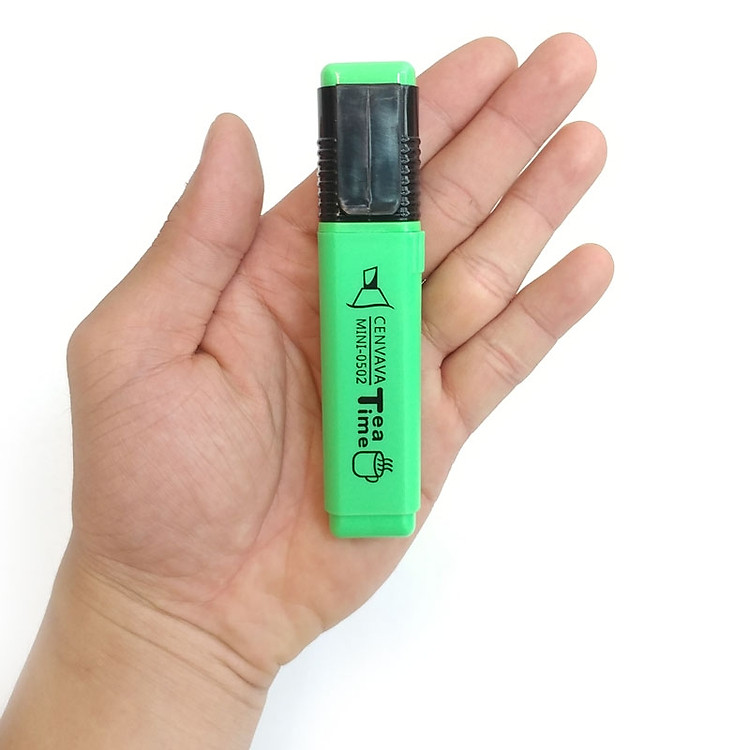 Bút Dạ Quang Mini Cenvava 0502 (Xanh Lá) - Ảnh 2
