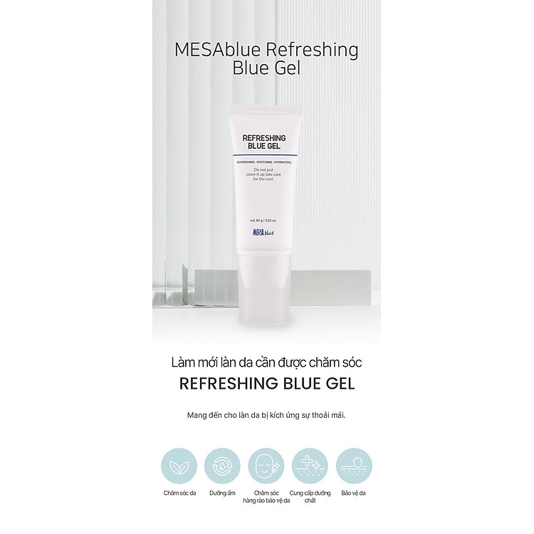 Kem Dưỡng Ẩm MESABLUE REFRESING BLUE GEL 80ml