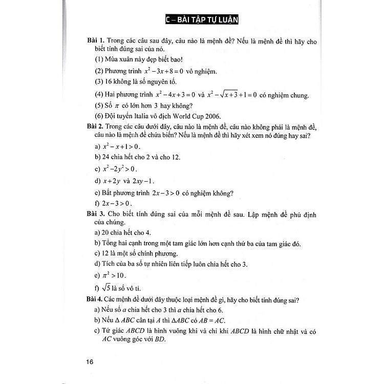 Tham Khảo Toán 10 - Biên Soạn Theo Chương Trình GDPT Mới - Quyển 1 - Ảnh 5