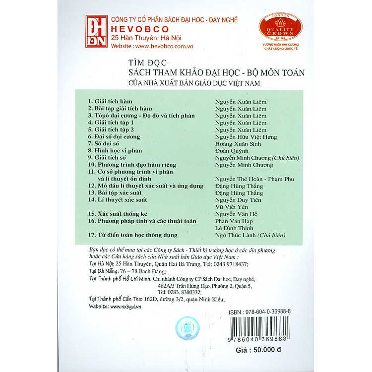 Bài Tập Toán Học Cao Cấp - Tập Hai: Phép Tính Giải Tích Một Biến Số (Tái bản lần thứ mười bảy, năm 2023) - Ảnh 2