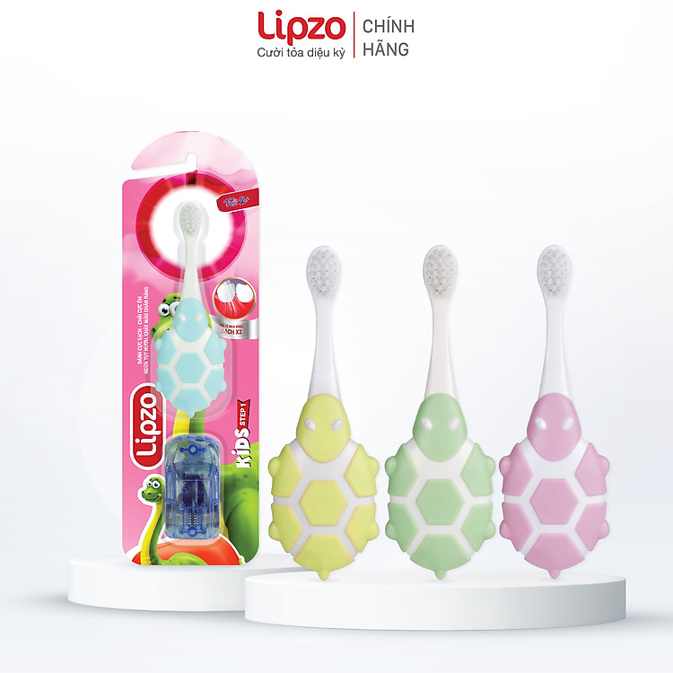 Mua Bàn Chải Đánh Răng Lipzo Kids Step 1 Chính hãng Giá tốt - Hình ảnh 2