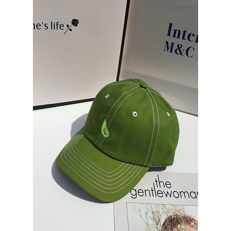 Nón kết thêu hình quả bơ ngộ nghĩnh LT635