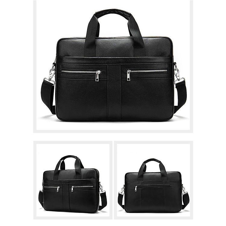 Cặp nam công sở da bò thật Marrant BHM2019 Vừa laptop đến 15inch. Túi xách nam. Cặp văn phòng.