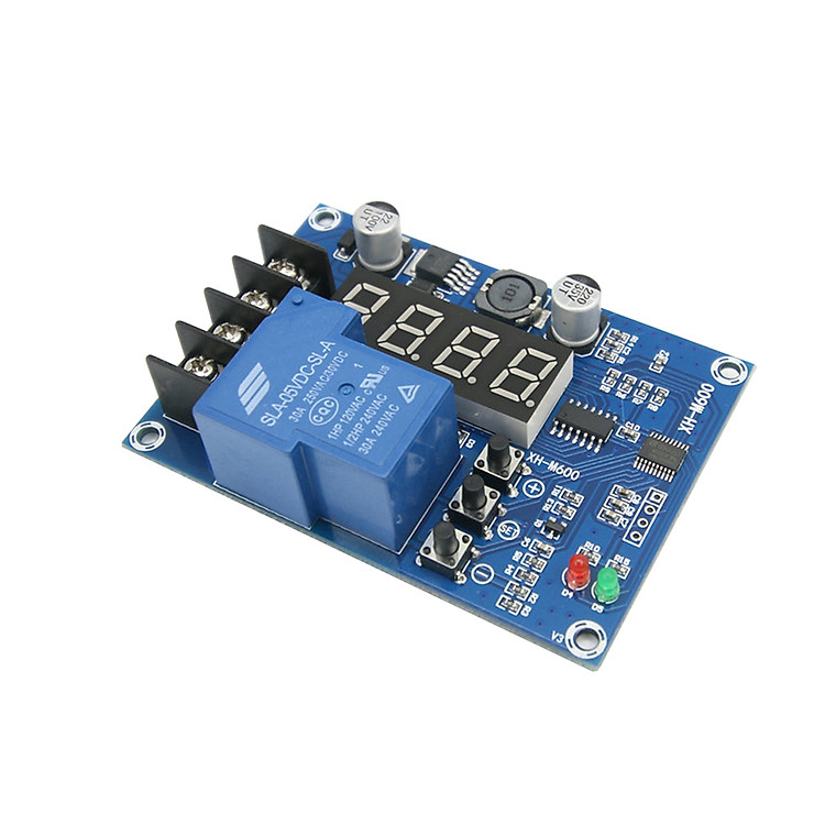 Mạch Sạc Pin và Acquy 6-60V 30A Có Bảo Vệ V1 Có Led 7 Thanh Hiển Thị Tiện Dụng