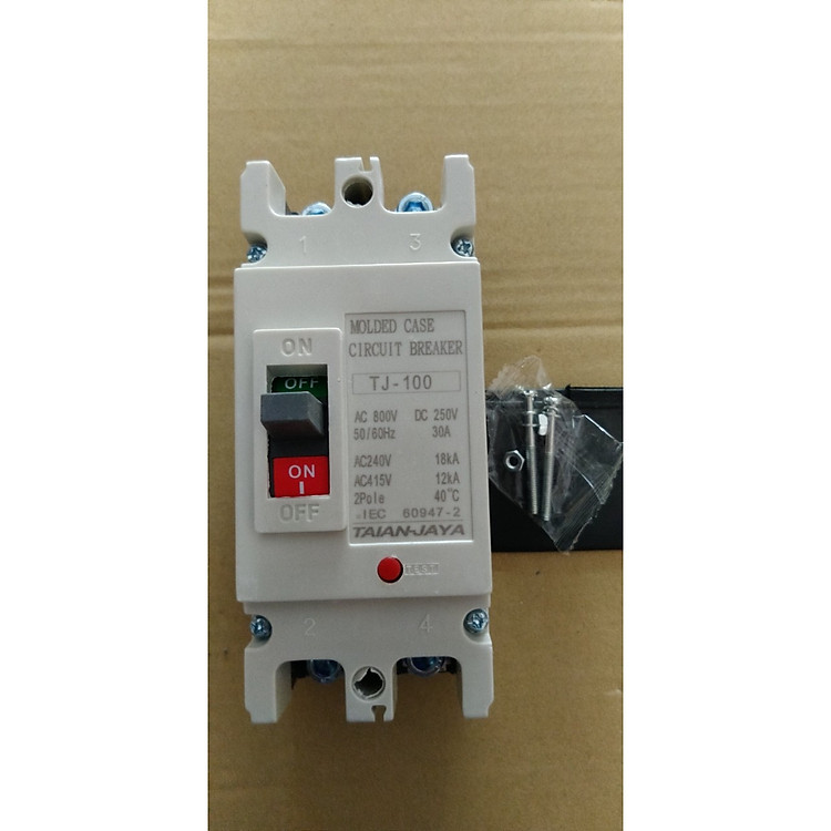 Cầu dao CB khối MCCB Taian-Jaya 2 Pha 30A