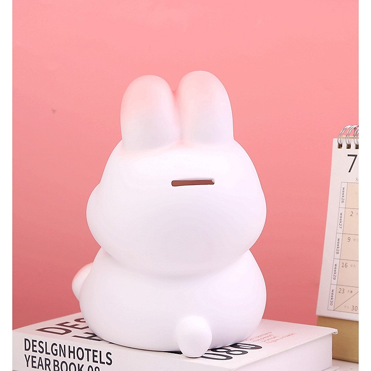 Ống Tiết Kiệm Trang Trí Hoạt Hình Thỏ Ăn Cà Rốt (25cm) - Ảnh 3