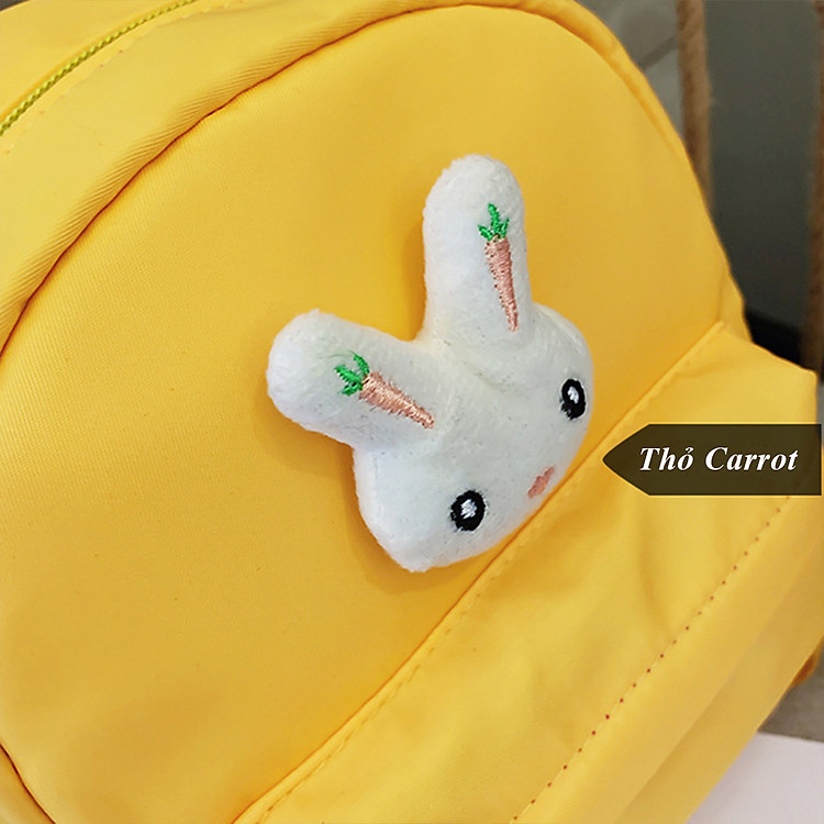 Balo mẫu giáo cho bé gái Thỏ & Carrot (Vàng) - Ảnh 4