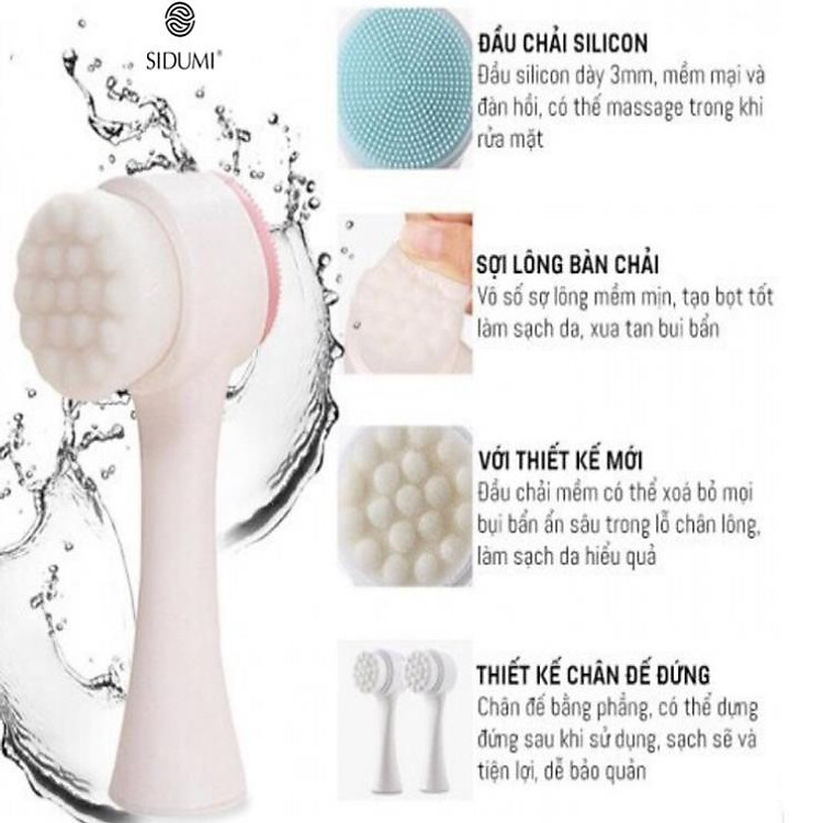 Cọ rửa mặt Massage 3D Sidumi - SDM BT190