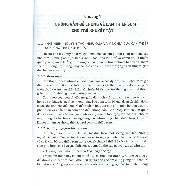 Giáo Trình Can Thiệp Sớm Cho Trẻ Khuyết Tật (Bản in năm 2022) - Ảnh 3