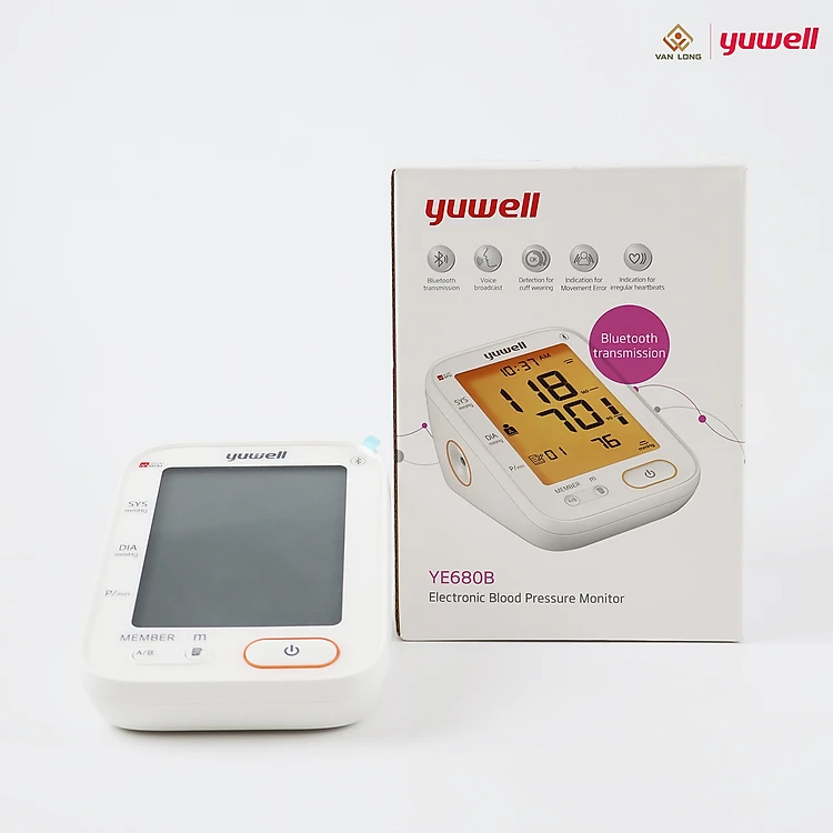 Máy đo huyết áp điện tử bắp tay Yuwell YE680B kết nối bluetooth cao cấp