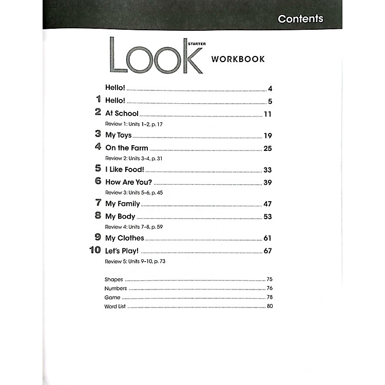 Look Starter: Workbook With Online Practice - Ảnh 4