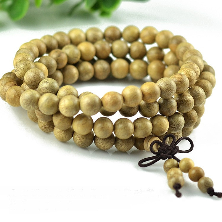 Combo Vòng đeo tay Phong Thủy Hạt Gỗ Trinh Nam (Phoebe zhennan), kèm hộp đựng lót lụa vàng.