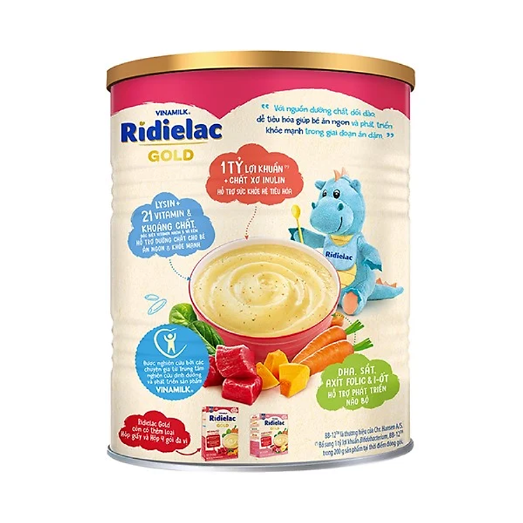 Bột Ăn Dặm Ridielac Gold 350g Hàng chuẩn Giá tốt - Hình ảnh 4