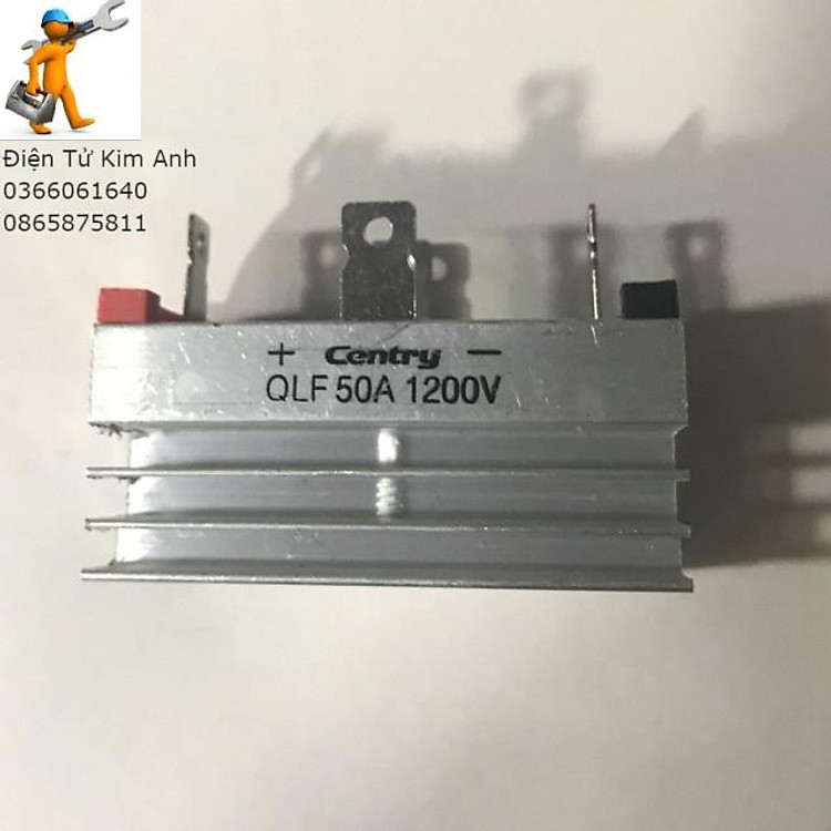 Cầu Diode chỉnh lưu 4 chân 50A-1200 V