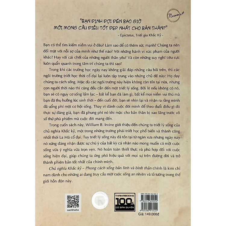 Chủ Nghĩa Khắc Kỷ - Phong Cách Sống Bản Lĩnh Và Bình Thản (Tái Bản) - Ảnh 4