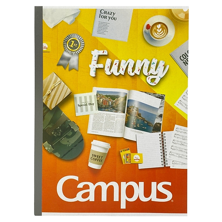 Vở Campus Gift Kẻ Ngang B5S (200 trang)