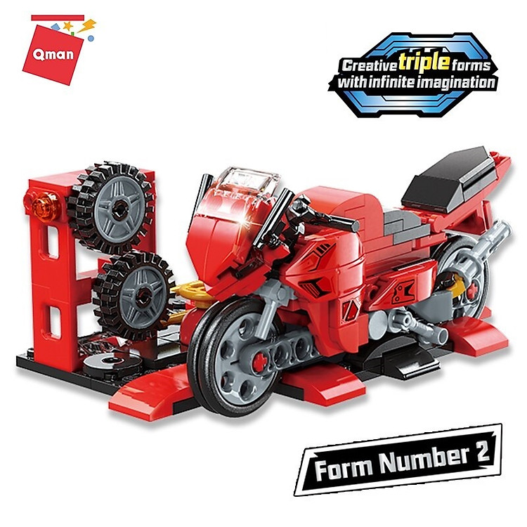 Đồ chơi lắp ráp Qman 42101 - Tàu hỏa Chính hãng Giá tốt - Hình ảnh 5