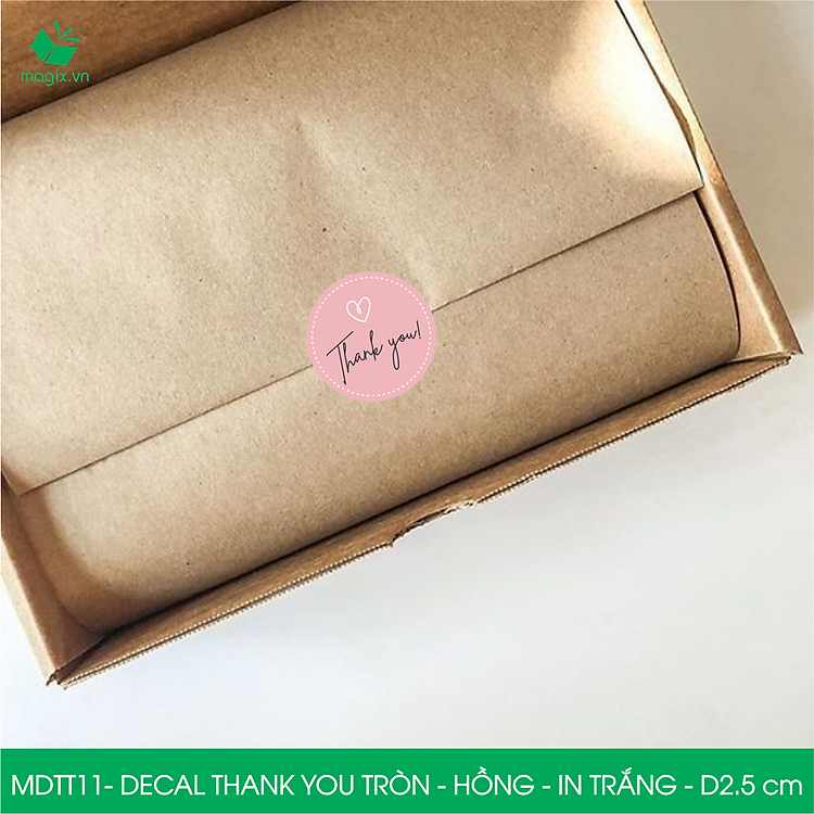 Sticker Thank you (1000 chiếc) - Ảnh 3
