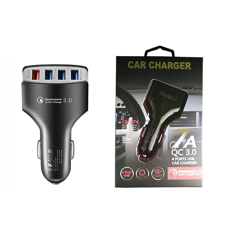 Tẩu sạc nhanh 4 USB Qualcomm Quick Charge 3.0