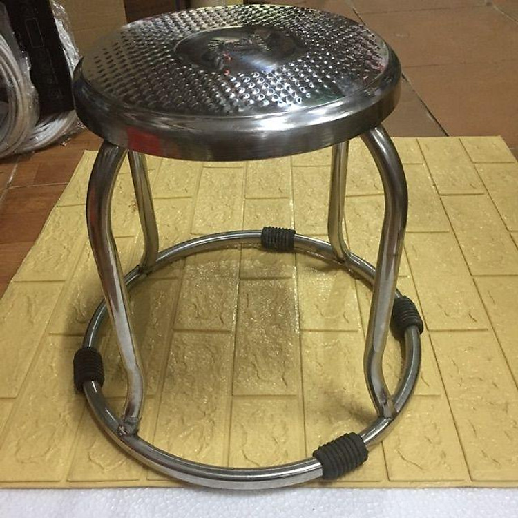 Ghế đôn inox cao 35cm