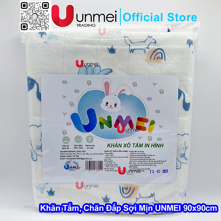 Mua Khăn Tắm Unmei Cao Cấp Cho Bé Chính hãng Giá tốt - Hình ảnh 2