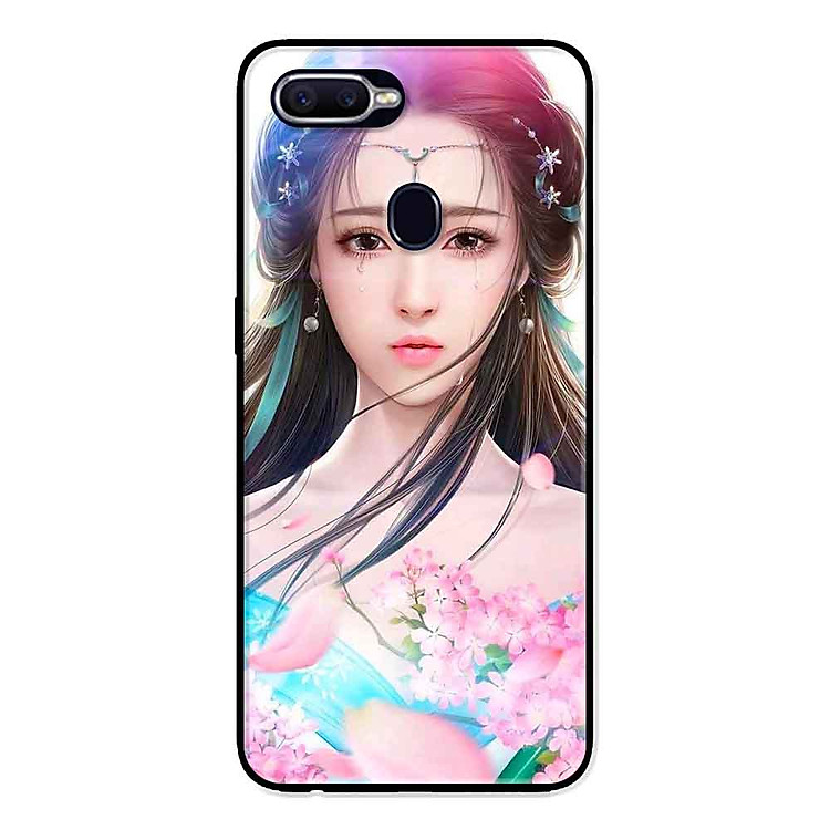 Ốp Lưng in cho Oppo F9 Mẫu Cung Nữ Anh Đào - Hàng Chính Hãng