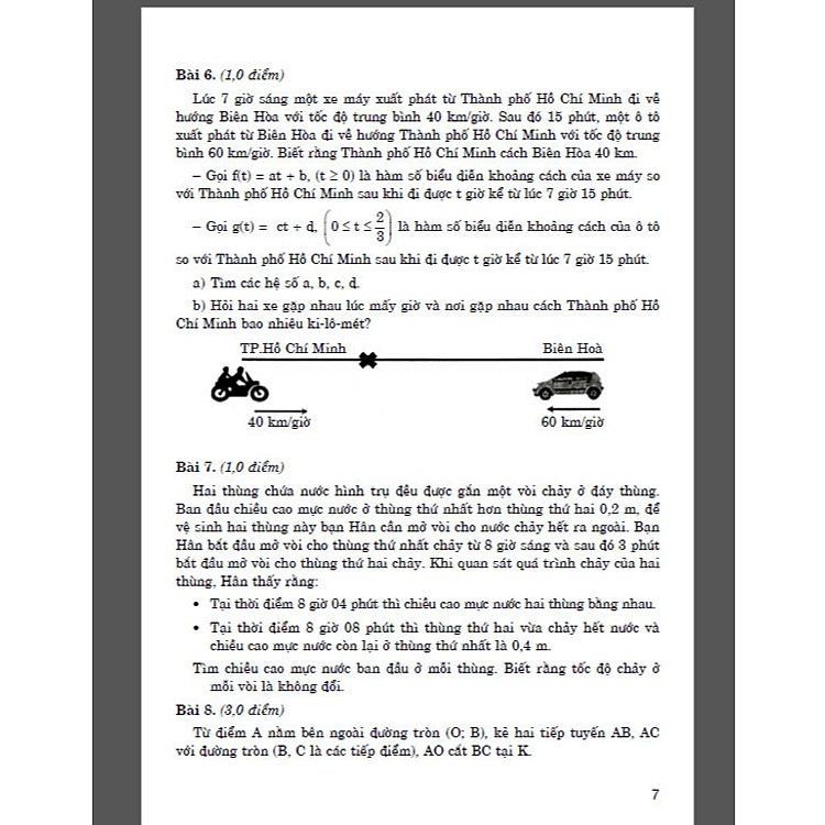 Đề thi vào lớp 10 môn toán dùng cho học sinh lớp 9 - Ảnh 4