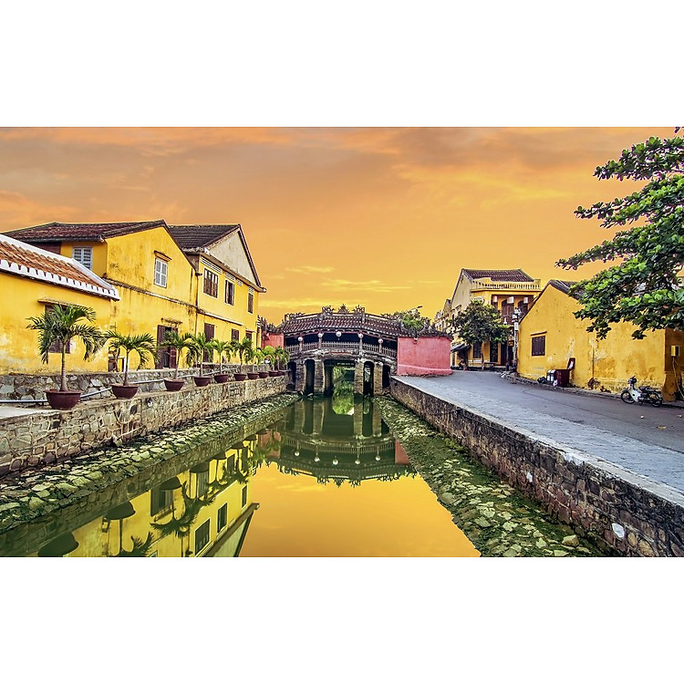 Mua Bộ tranh xếp hình 1000 mảnh - Chùa Cầu Chính hãng Tiết kiệm - Hình ảnh 2