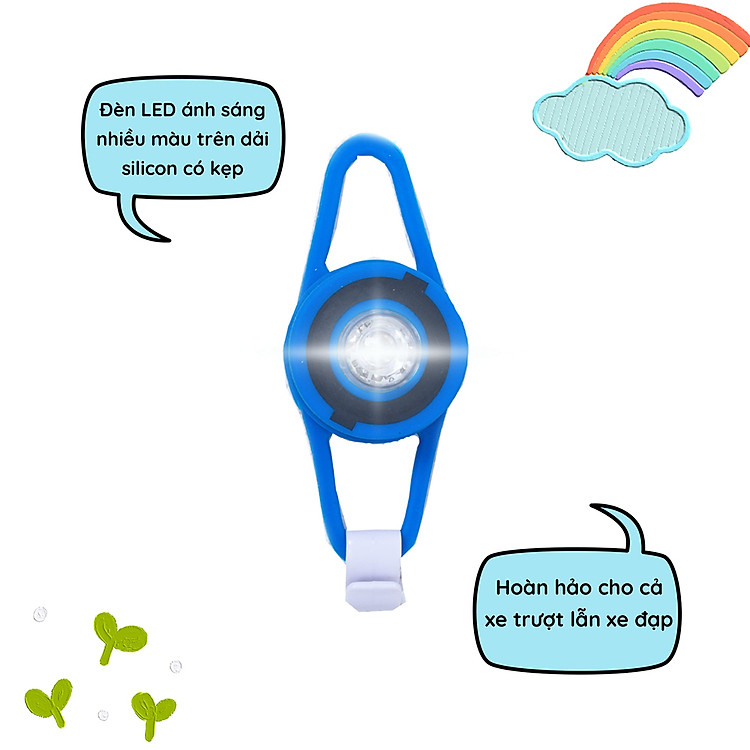 Đèn Led Globber Xanh Da Trời Chính hãng Ưu đãi - Hình ảnh 3