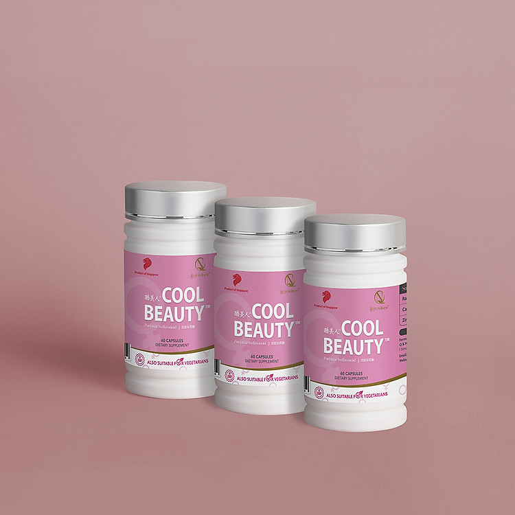 Combo Siêu Ưu Đãi Viên Uống Bổ Sung Cho Nữ Giới Cool Beauty QN Wellness Chiết Xuất Cây Dong Riềng, Giúp Làn Da Khỏe Mạnh, Hỗ Trợ Giấc Ngủ Ngon, Duy Trì Sức Khỏe Xương Khớp, Cải Thiện Trao Đổi Chất - Hộp 60 Viên x 3