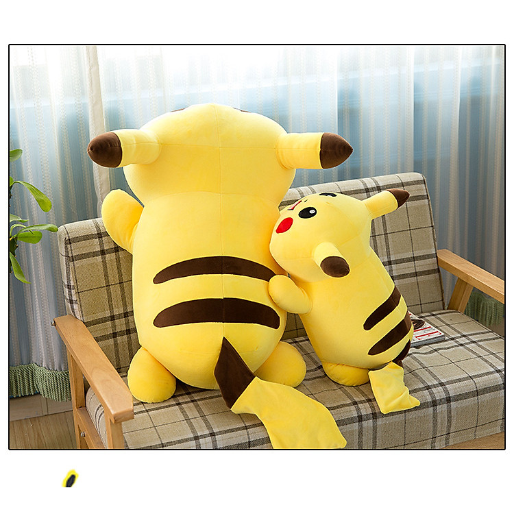 Gấu bông Pikachu nằm mềm êm Chính hãng Tiết kiệm - Hình ảnh 3