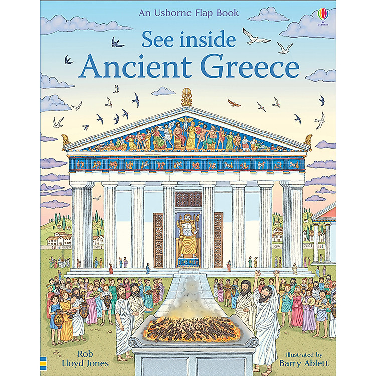 Sách Usborne: See Inside Ancient Greece