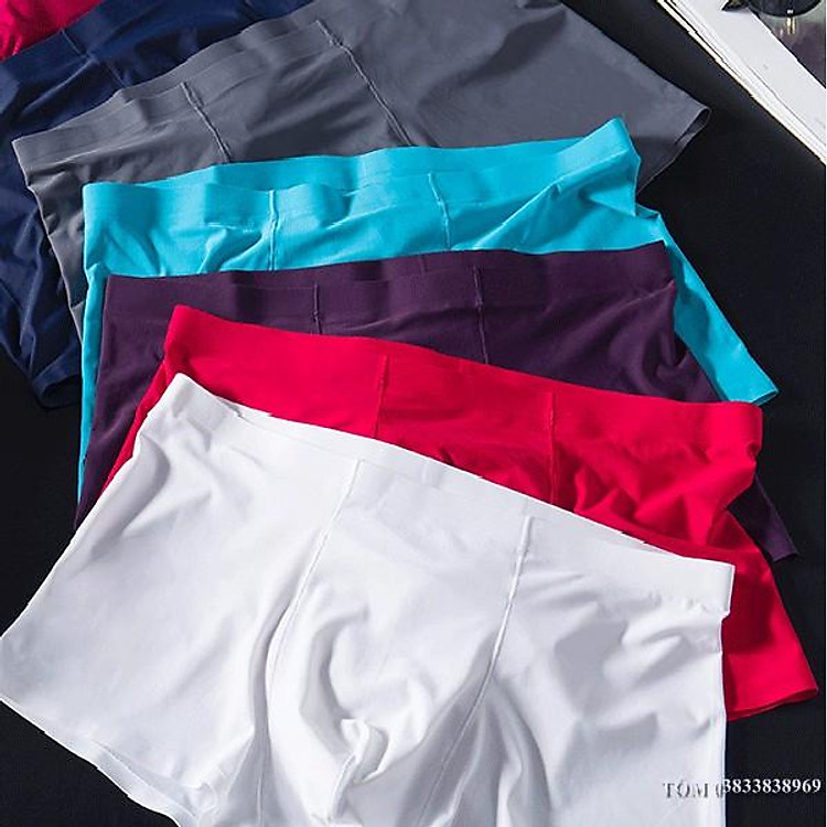 Quần lót nam thun lạnh nhật bản, quần sịp đúc không đường may không viền