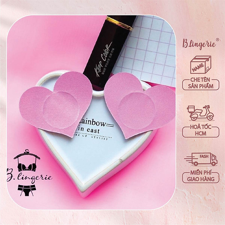 Miếng Dán Ngực Cá Tính Trái Tim - B.Lingerie