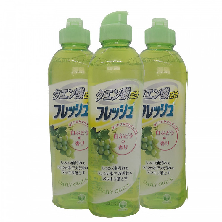 Combo 3 Chai Nước Rửa Chén Đa Năng Cao Cấp Đậm Đặc Daiichi Hương Nho 250ml