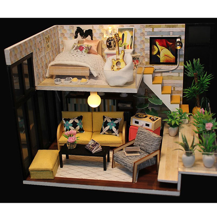 Nhà búp bê lắp ghép Cathy House Chính hãng Tiết kiệm - Hình ảnh 2