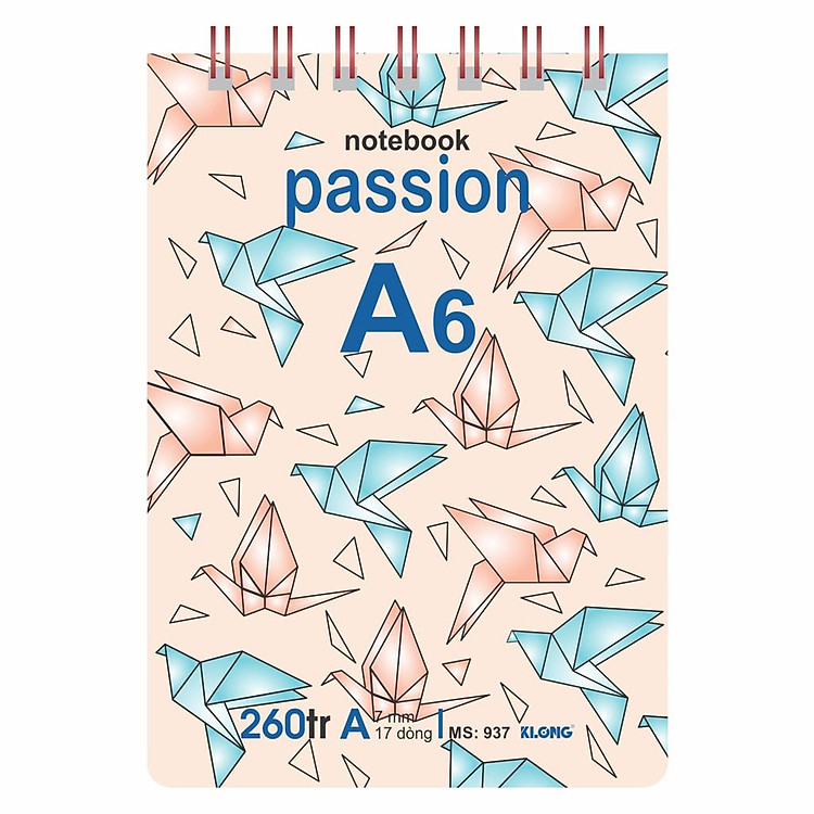 Sổ Lò Xo Kép Ngang KLONG A6 (260 trang) - Ảnh 3