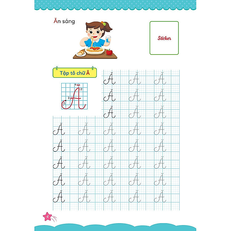 Cùng Khủng Long Tập Viết Chữ Cơ Bản - Chữ Cái Tiếng Việt Viết Hoa (Quyển 6) - Ảnh 4