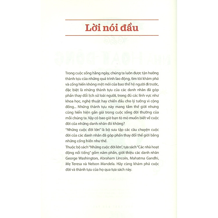 Những Cuộc Đời Lớn - Các Nhà Hoạt Động Nổi Tiếng - Ảnh 5