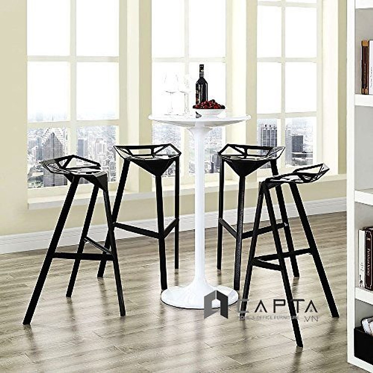 Bàn bar Tulip-06S Nội thất Capta Bàn tulip tròn 60cm có chân composite đúc lõi thép