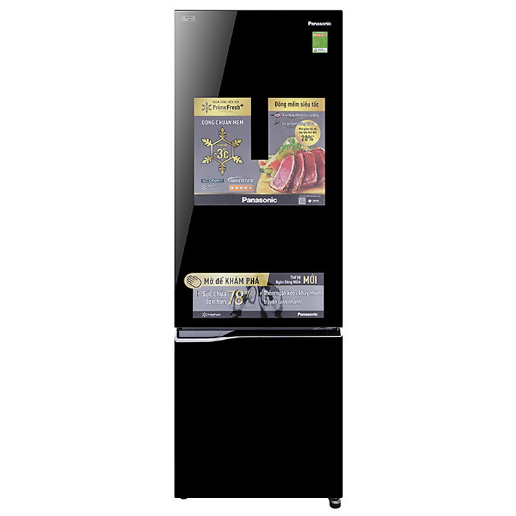 Tủ lạnh Panasonic Inverter 322 lít NR-BC369QKV2 - Hàng chính hãng