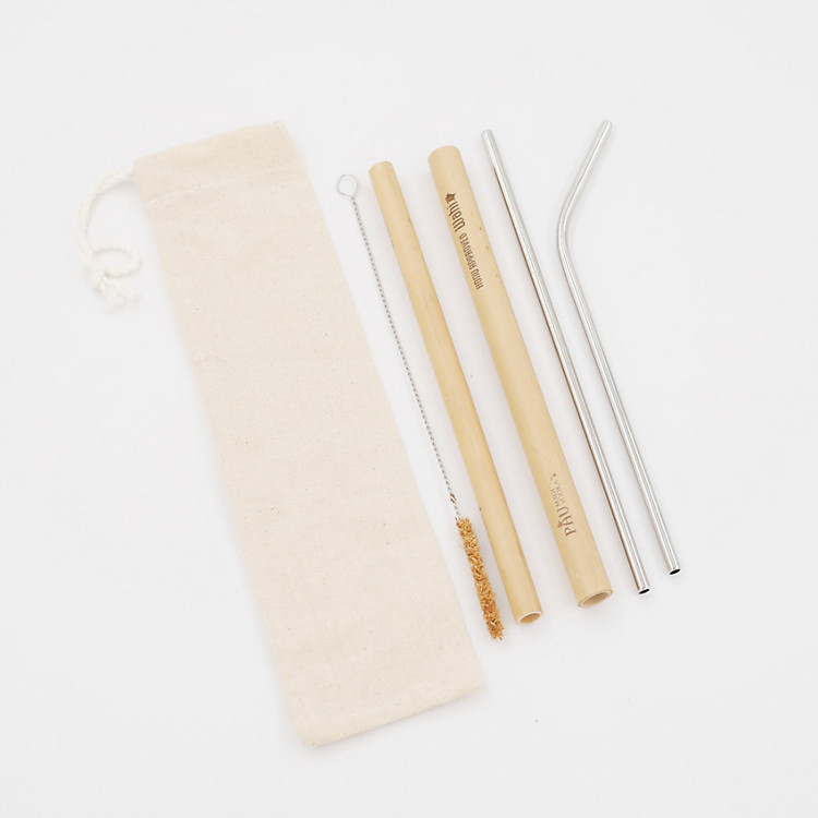 Ống Hút Inox - Ống Hút Tre (ống hút thép Steel Straws)