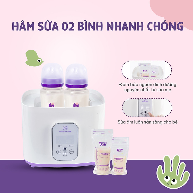 Máy Tiệt Trùng Bình Sữa Mama’s Choice 5in1 Chính hãng Ưu đãi - Hình ảnh 4