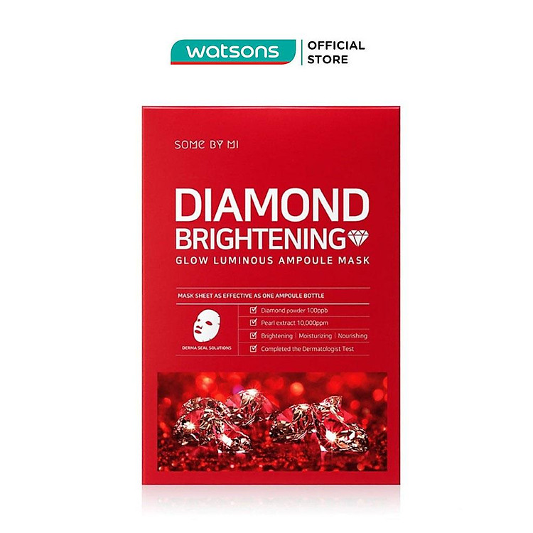 Mặt Nạ Some By Mi Chống Lão Hoá Và Dưỡng Ẩm Cho Da Diamond Brightening Sheet Mask 25g
