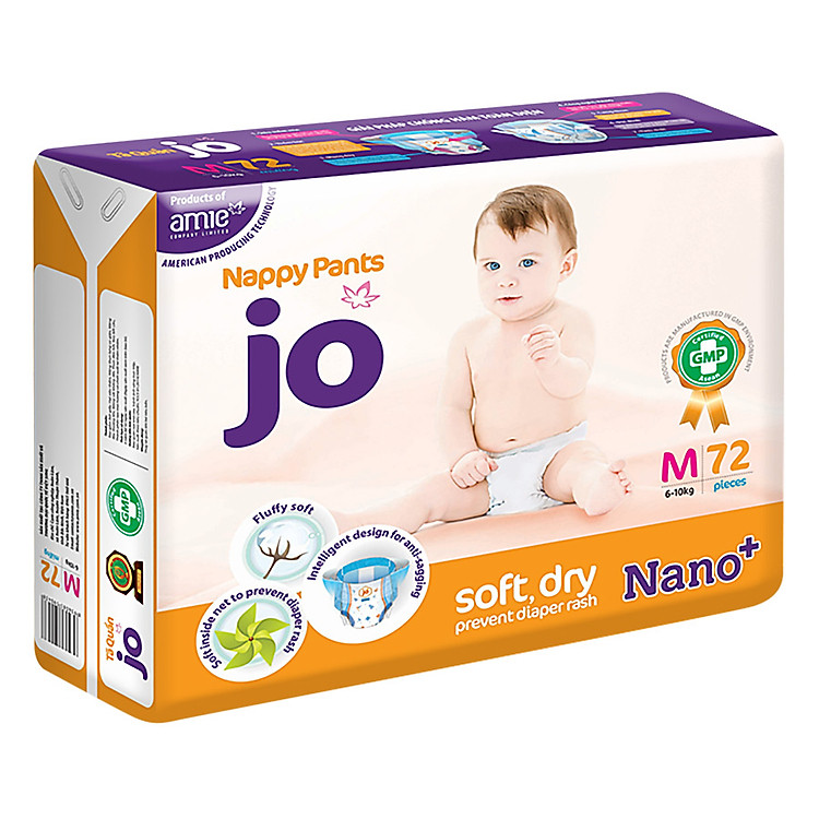Tã Quần Jo Size M72 – 72 Miếng Ưu đãi