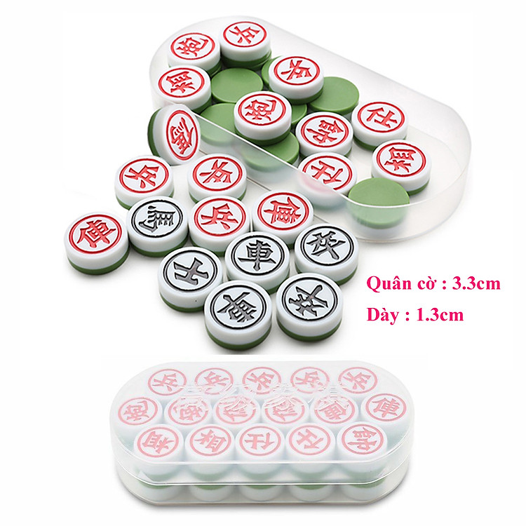 Bộ cờ Tướng 2 màu 3.3cm