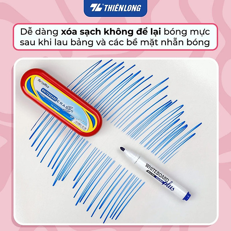 Bút viết bảng Thiên Long WB-03 Plus (mực xanh) - Ảnh 7